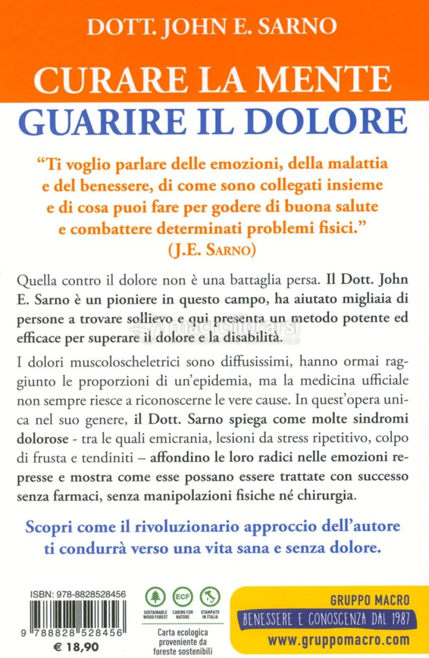 Curare la Mente, Guarire il Dolore