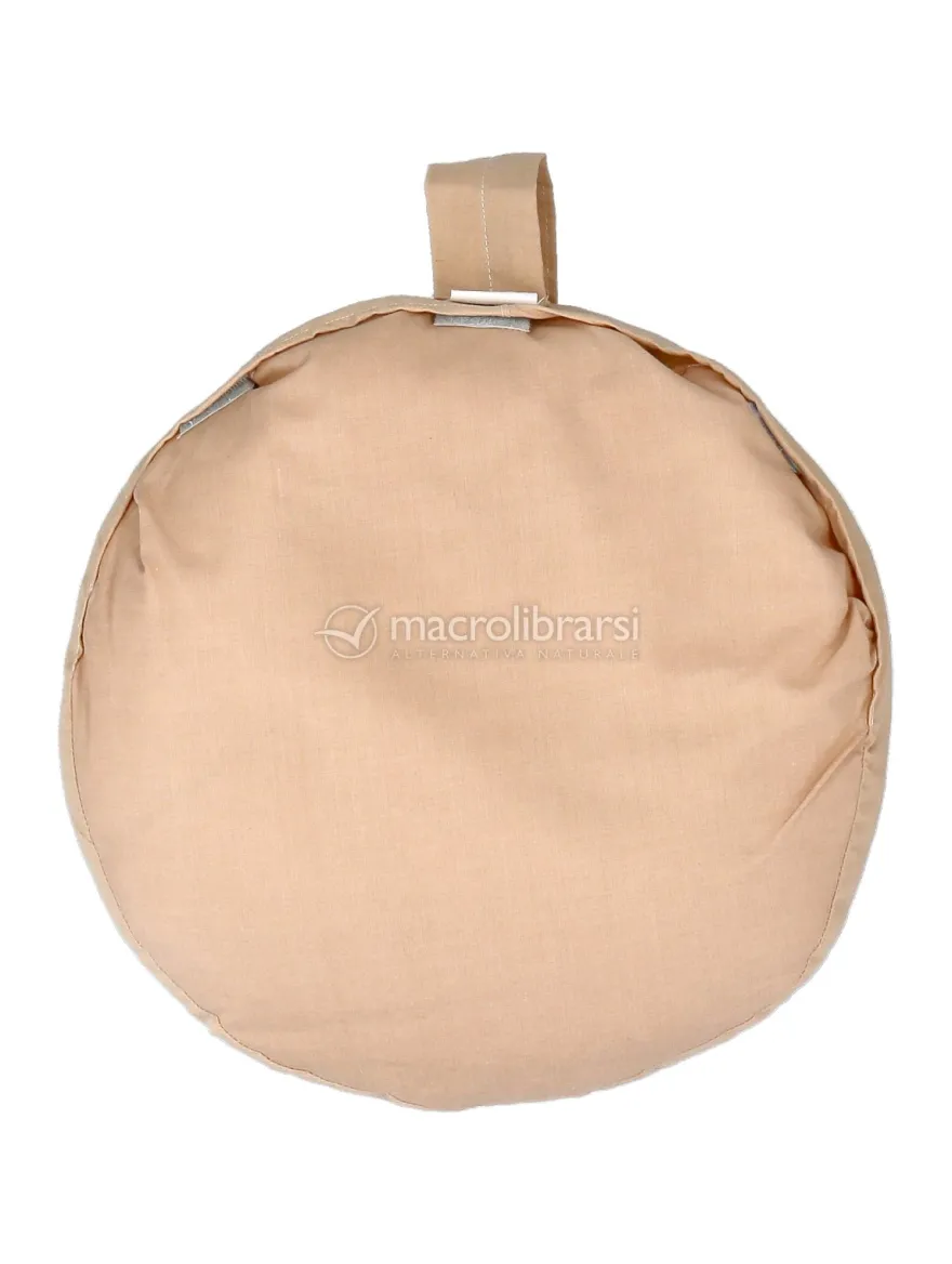 Cuscino Rotondo Yoga - Imbottito con Pula Grano Saraceno