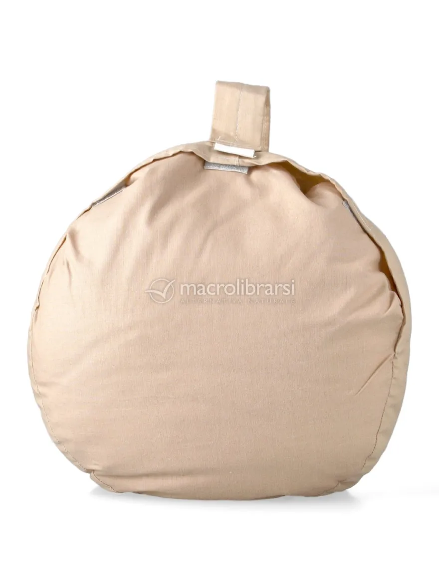 Cuscino Rotondo Yoga - Imbottito con Pula Grano Saraceno