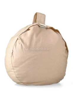 Cuscino Rotondo Yoga - Imbottito con Pula Grano Saraceno