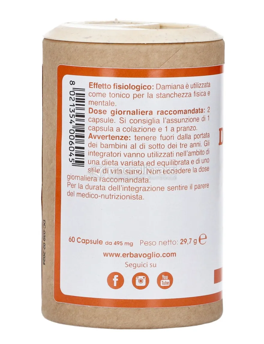 Damiana - 60 capsule