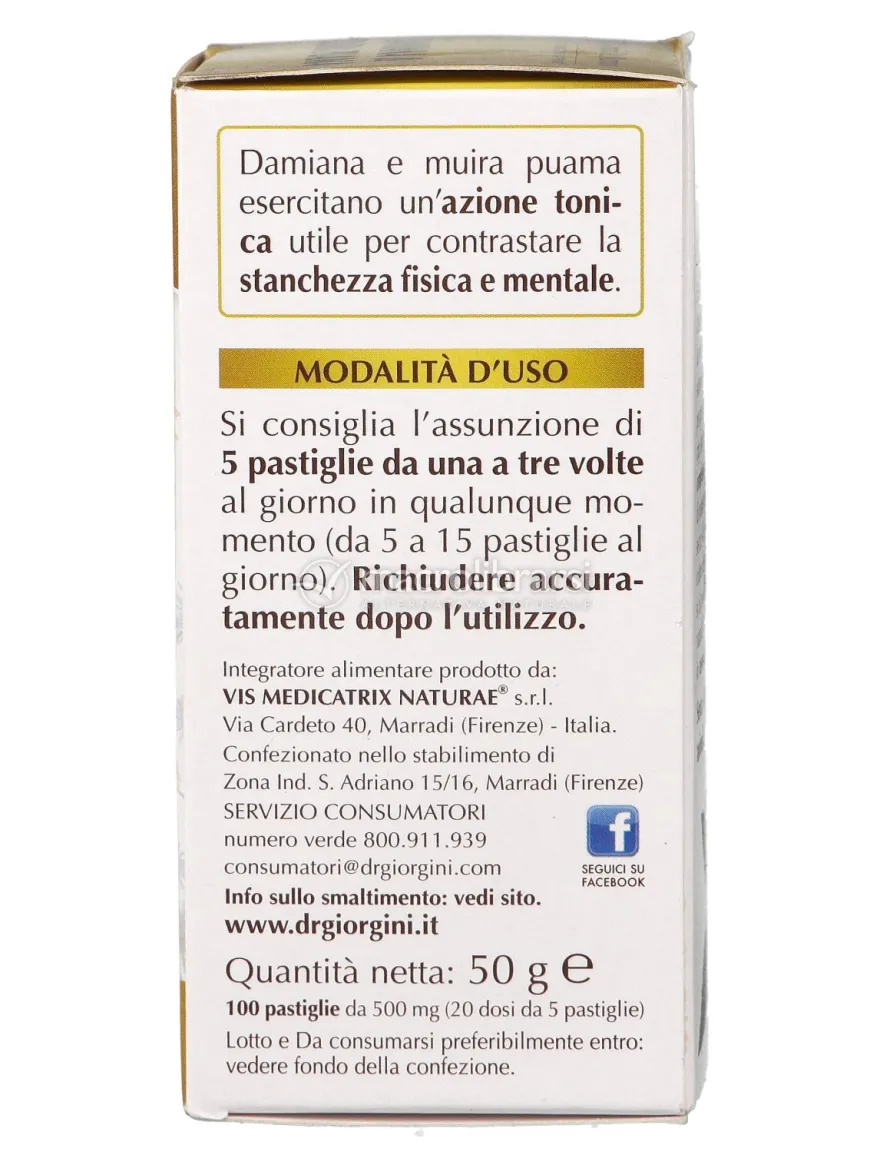 Damiana e Muira Puama - Pastiglie