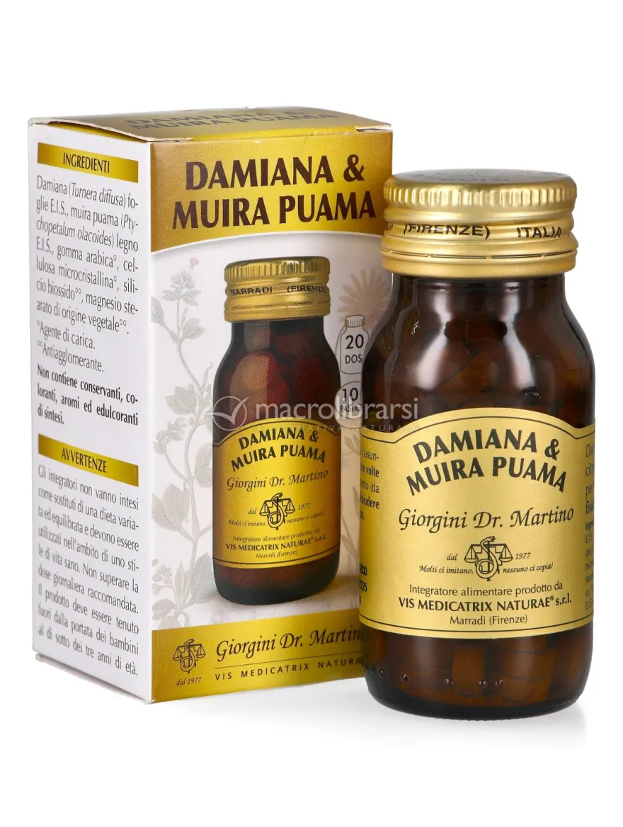 Damiana e Muira Puama - Pastiglie
