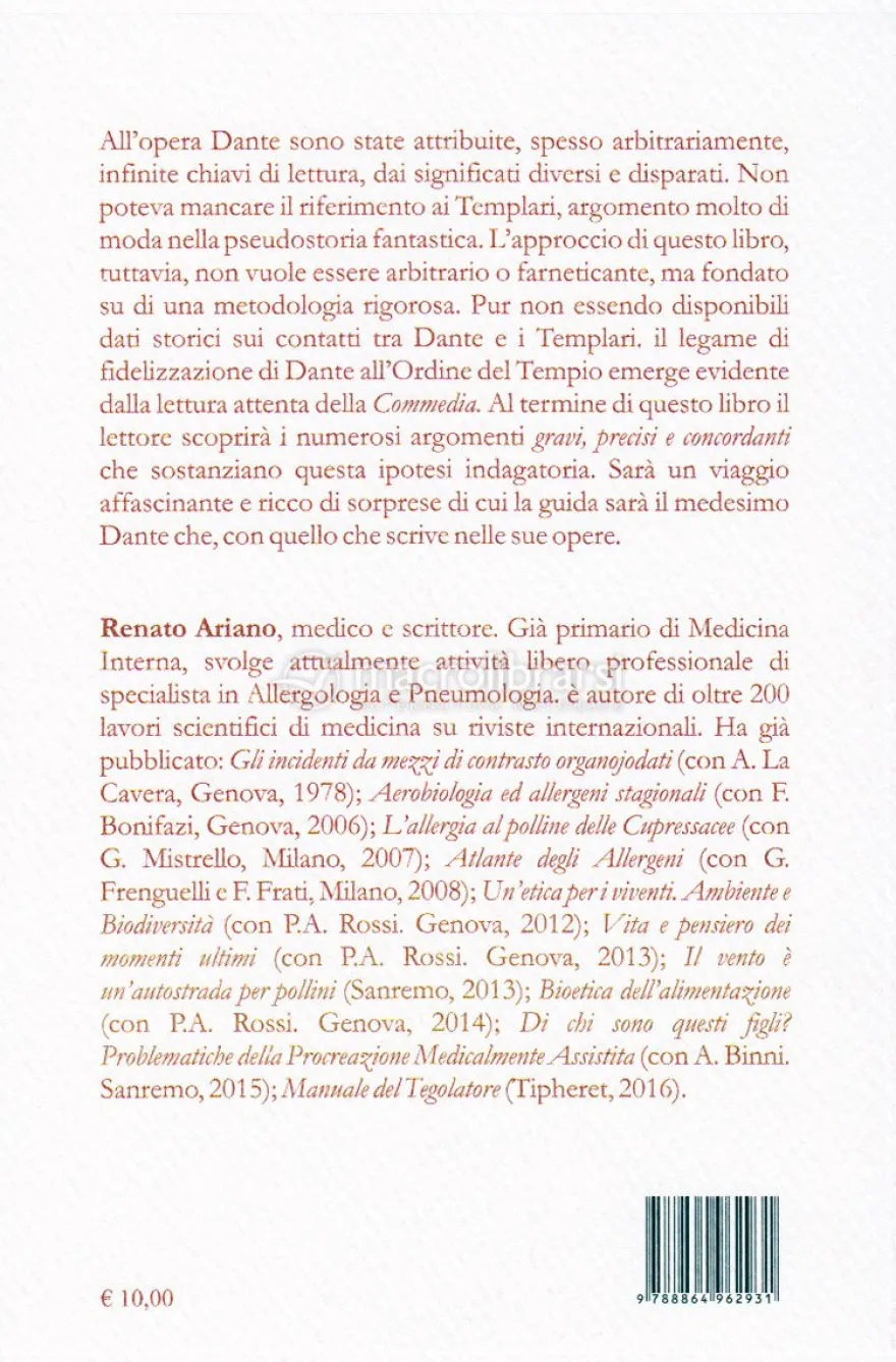 Dante Templare Nascosto