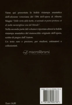 Delle Virtù delle Erbe e Animali e Pietre