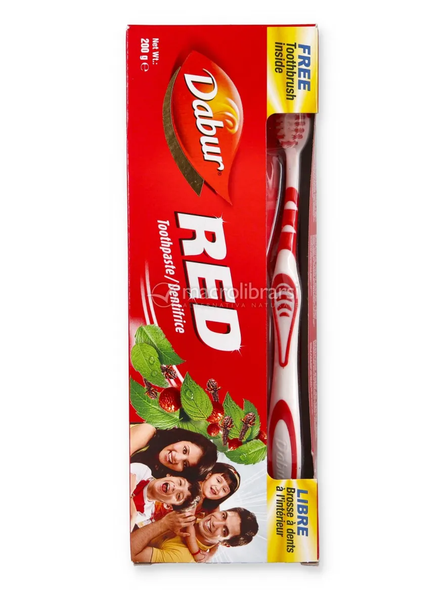 Dentifricio Ayurvedico "Red" con Spazzolino