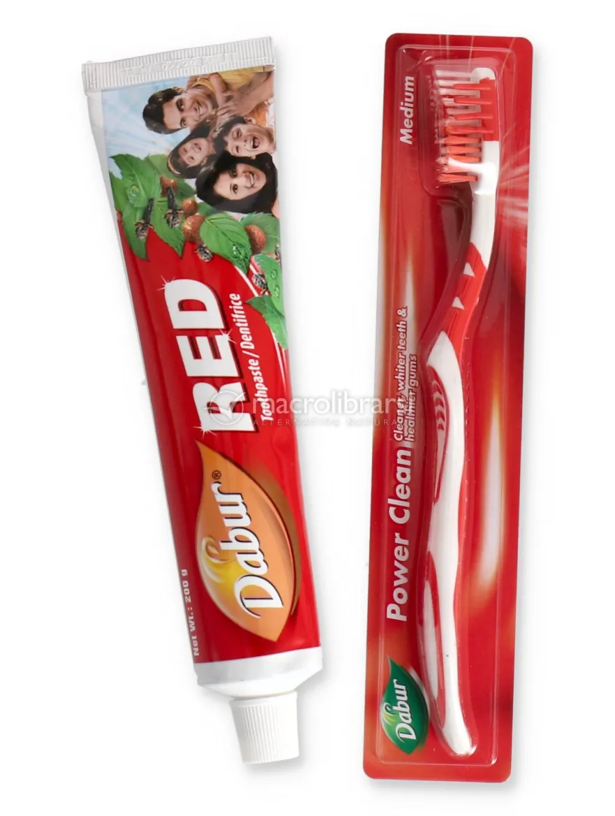 Dentifricio Ayurvedico "Red" con Spazzolino