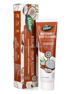 Dentifricio Ayurvedico Sbiancante con Olio di Cocco e Bicarbonato di Sodio
