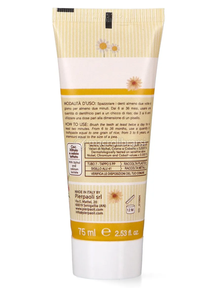 Dentifricio Biologico 0-6 Anni Baby Anthyllis - Gusto Vaniglia
