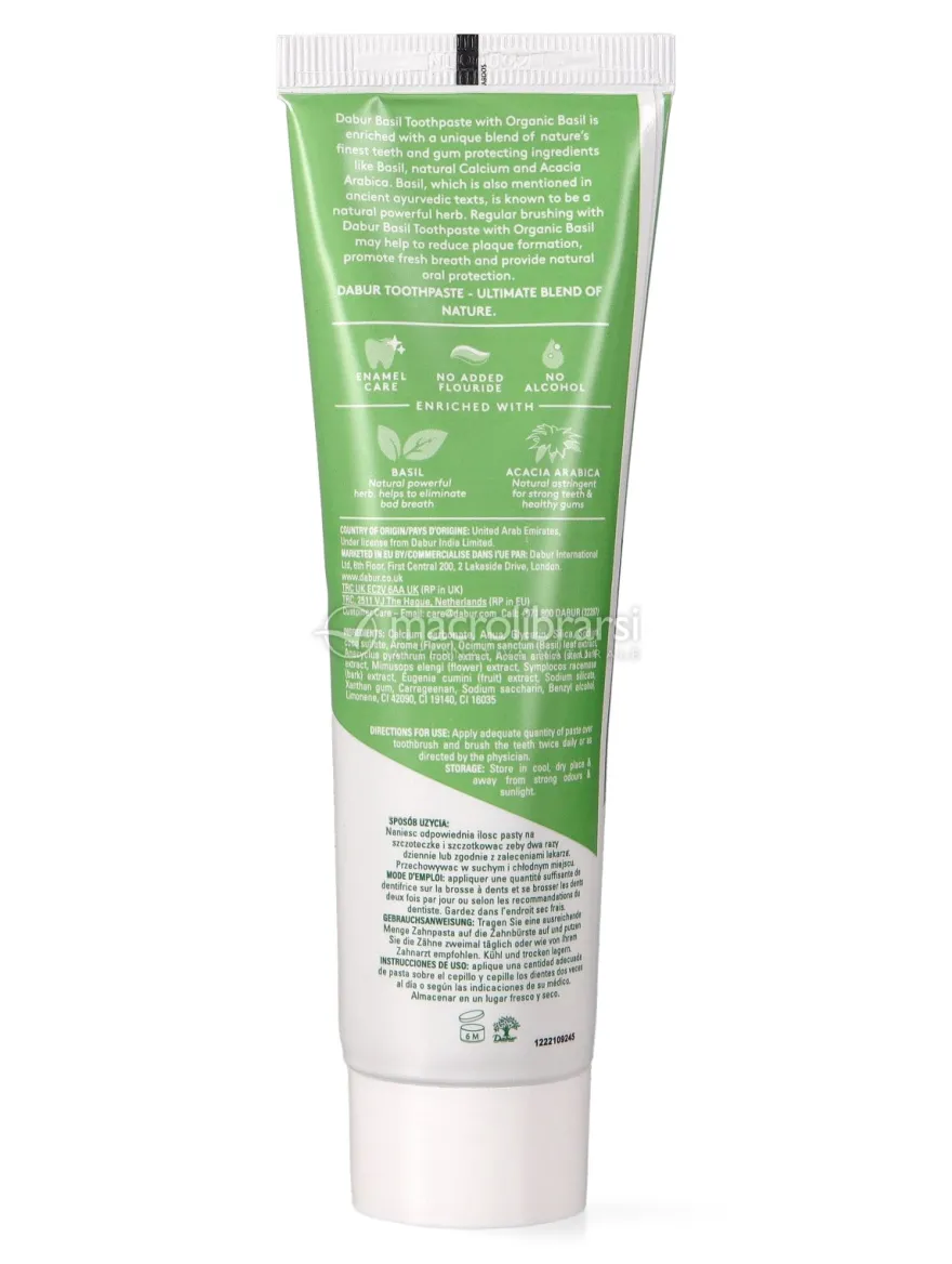 Dentifricio Dabur Ayurvedico al Basilico
