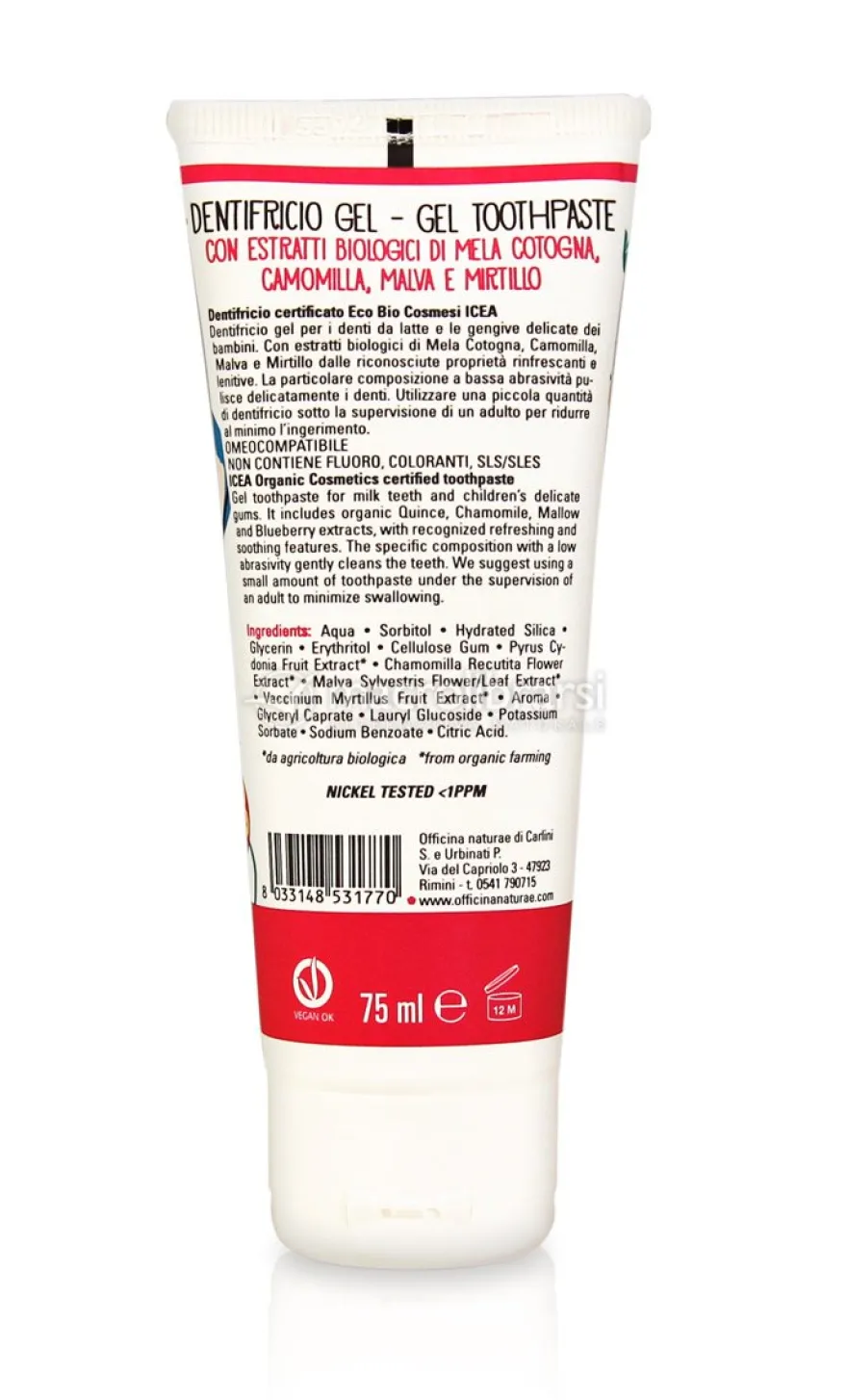 Dentifricio Gel Fragola