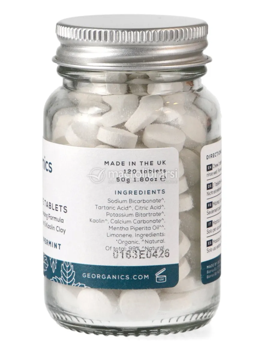 Dentifricio in Compresse - Menta Piperita - 120 Tablets