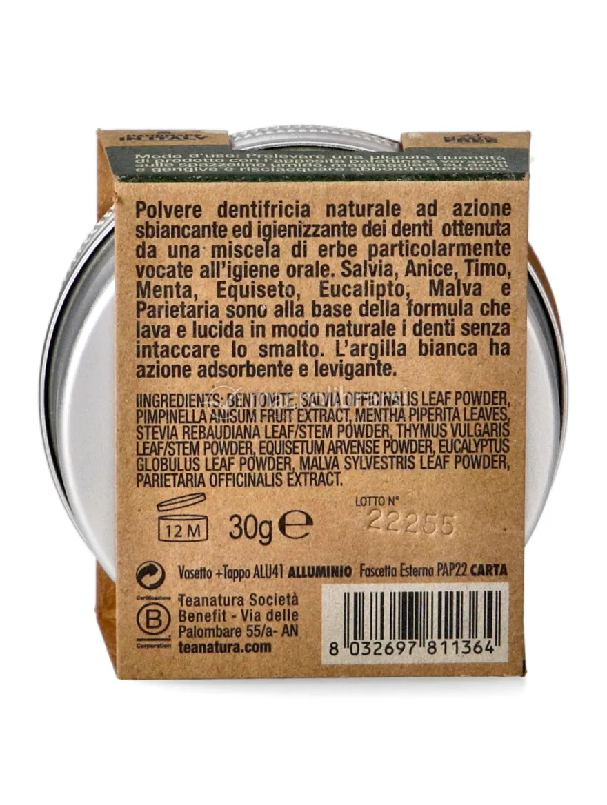 Dentifricio in Polvere alle Erbe