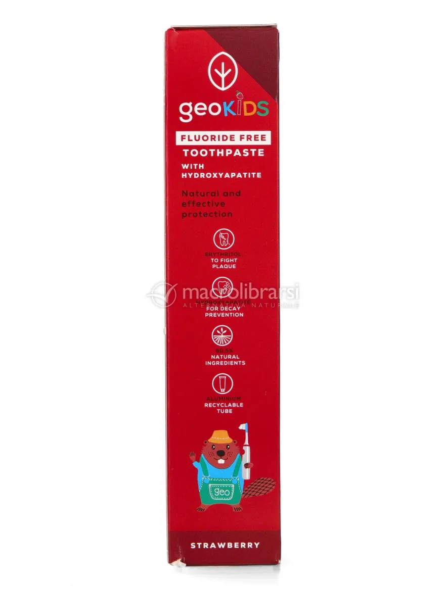 Dentifricio per Bambini alla Fragola senza Fluorite