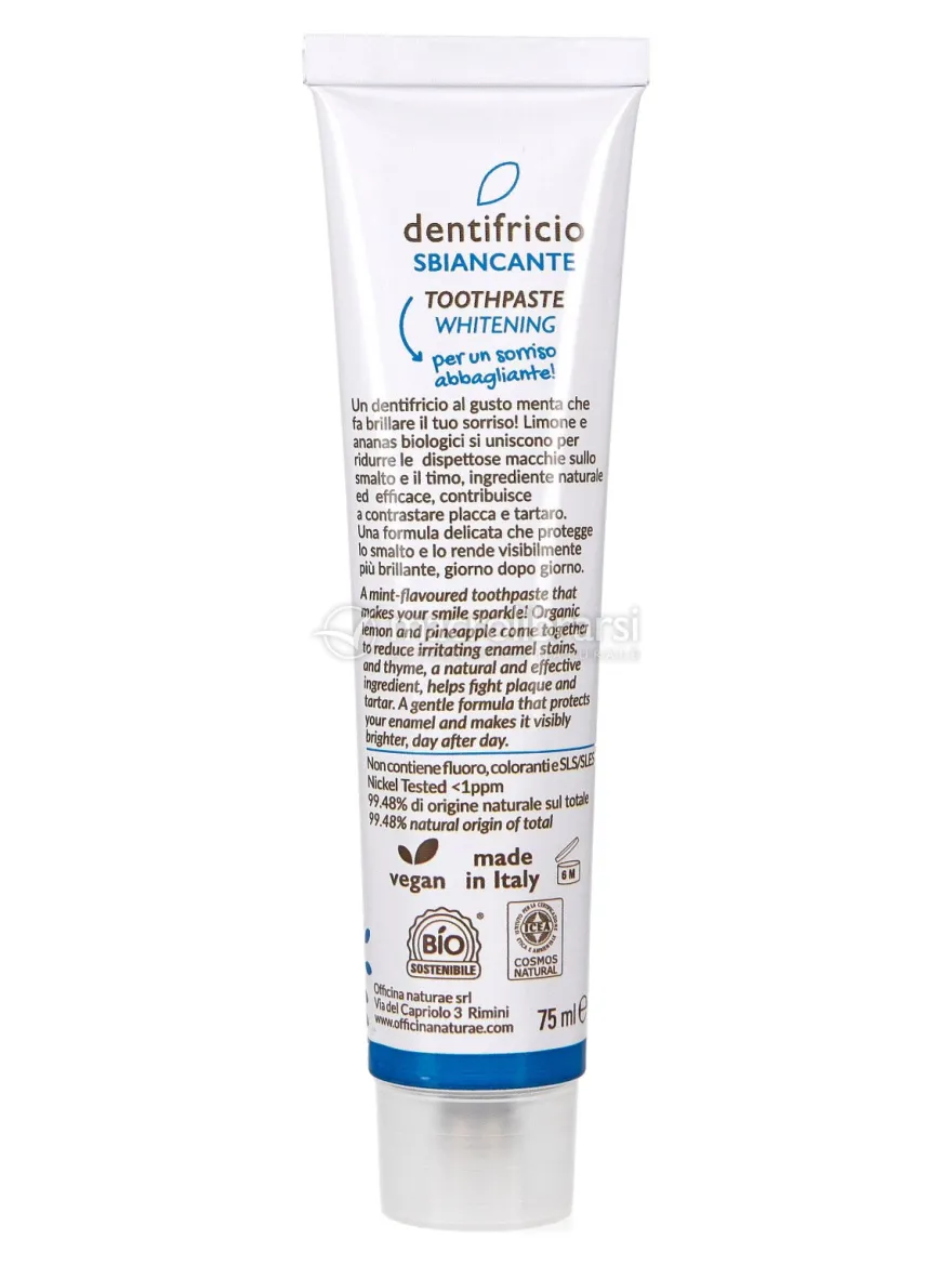 Dentifricio Sbiancante alla Menta