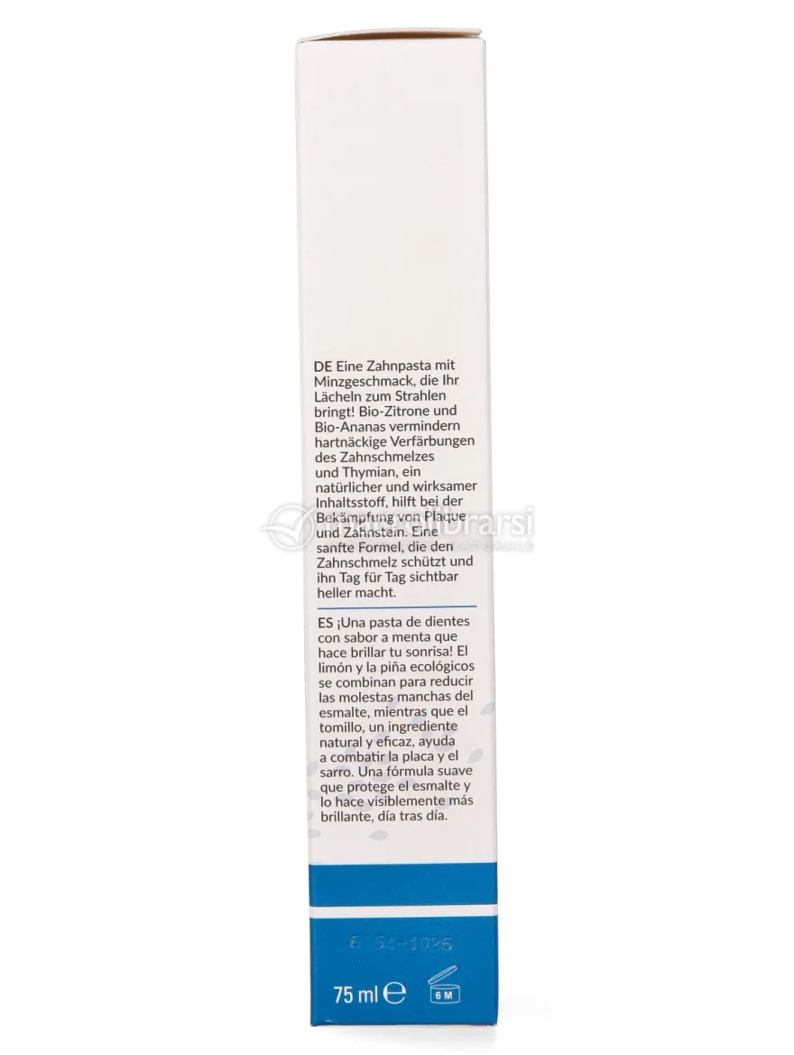 Dentifricio Sbiancante alla Menta