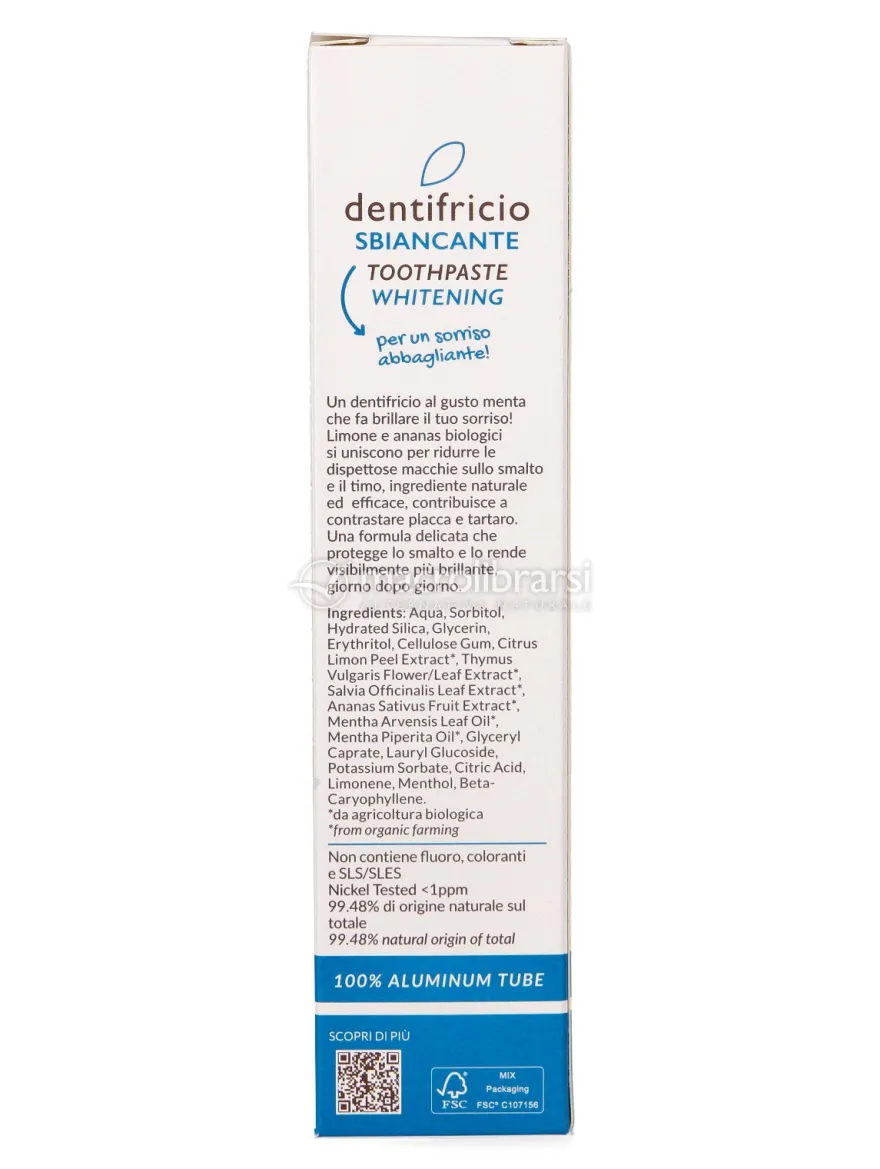 Dentifricio Sbiancante alla Menta