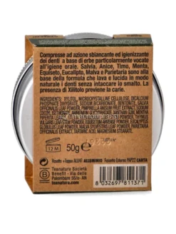Dentifricio Solido in Compresse alle Erbe