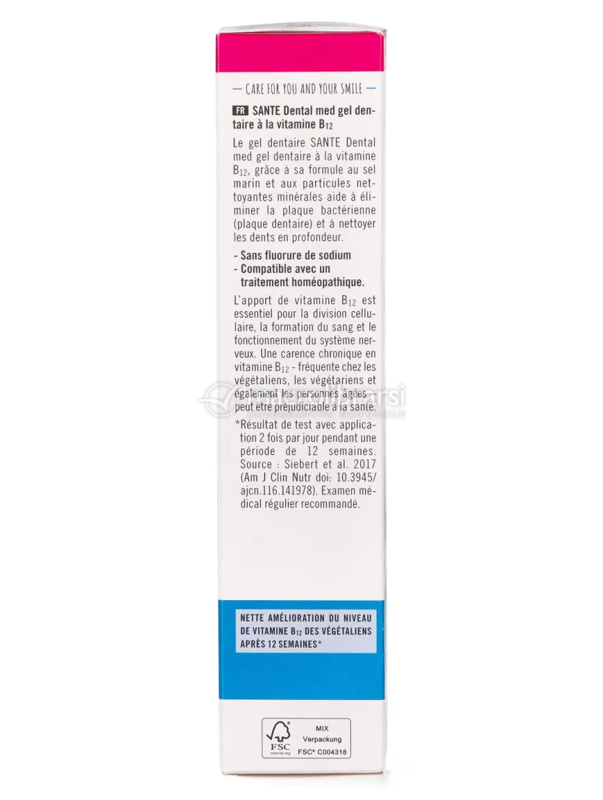 Dentifricio Vitamina B12 senza Fluoruro