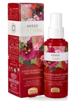 Deodorante Profumato Traspirante in Spray - Rosso d'Ambra