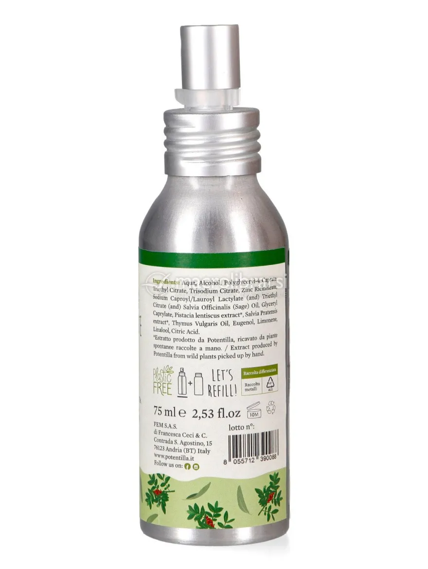 Deodorante Spray Lentisco e Salvia