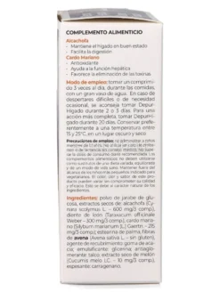 Depur Fegato - Integratore di Carciofo, Dente di leone e Cardo Mariano