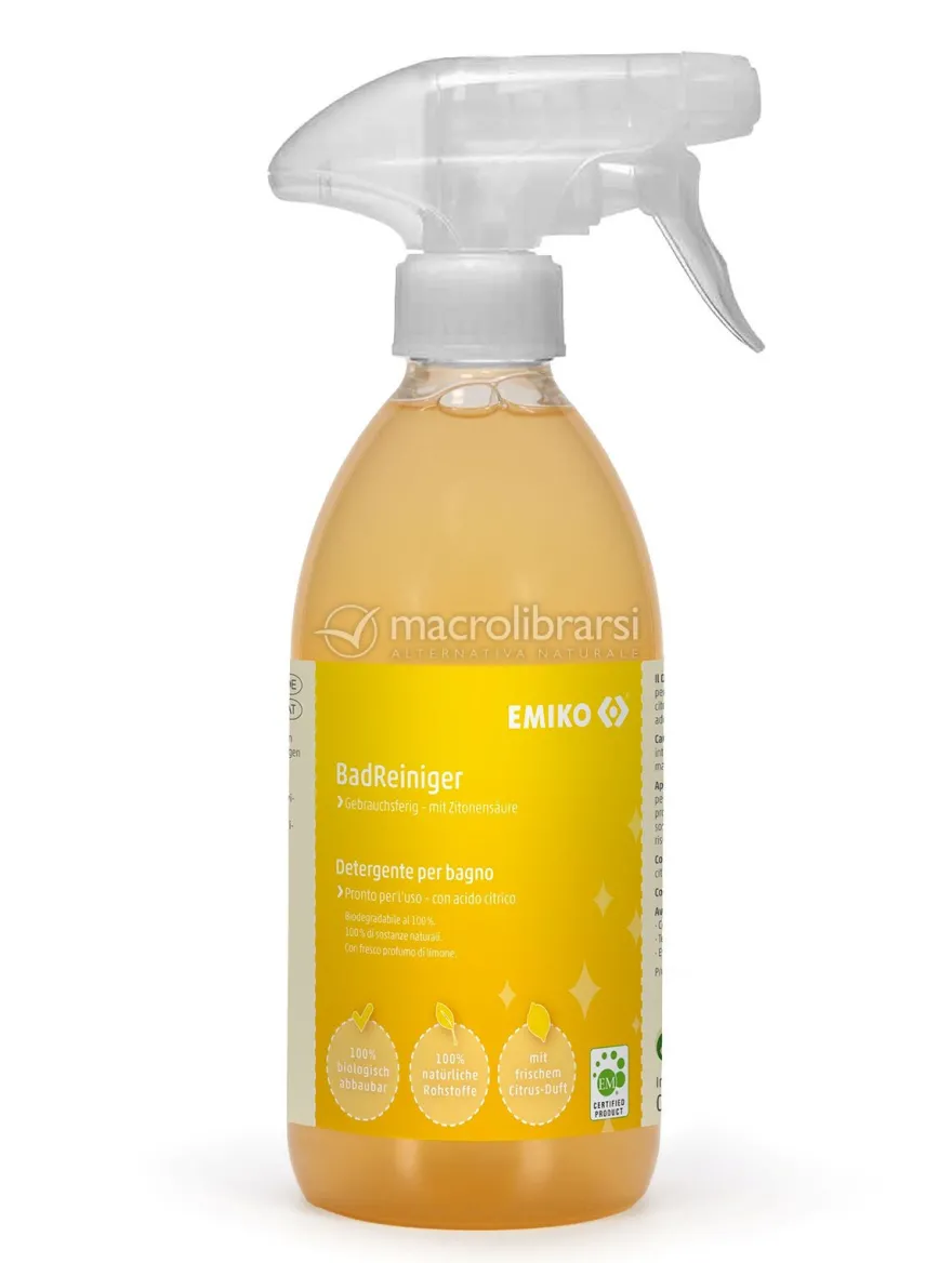 Detergente Bagno con Acido Citrico Emiko® - Spray - 500 ml