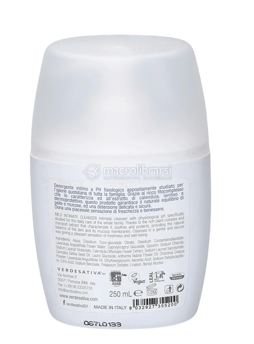 Detergente Intimo Canapa e Calendula