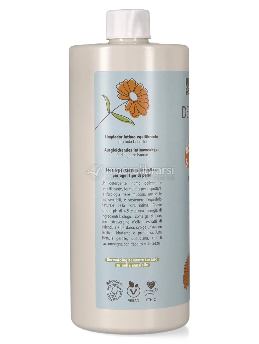Detergente Intimo Riequilibrante Bardana Bio e Calendula - pH 4.5