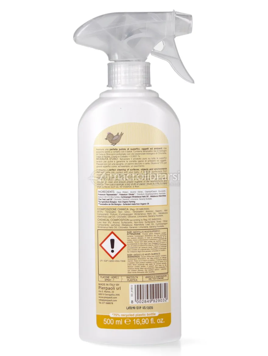 Detergente Multisuperfici con Tea Tree Oil Bio Baby Anthyllys