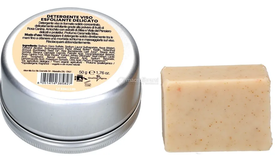 Detergente Viso Solido Esfoliante Delicato