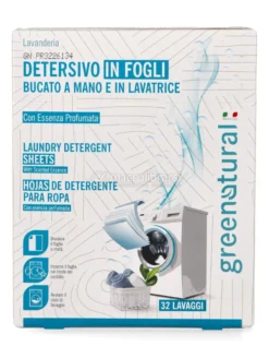 Detersivo in Fogli Bucato a Mano e Lavatrice con Essenza Profumata