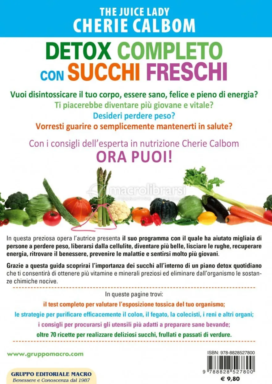 Detox completo con succhi freschi