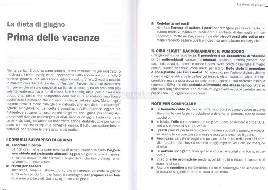 Diete Naturali per 12 Mesi