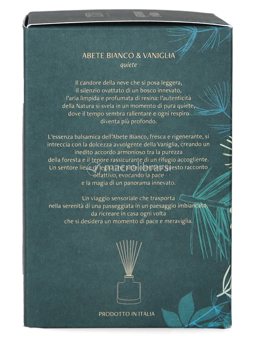 Diffusore d'Essenza con Oli Essenziali - Abete Bianco e Vaniglia