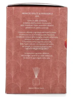 Diffusore d'Essenza con Oli Essenziali - Arancio Dolce e Mandorla