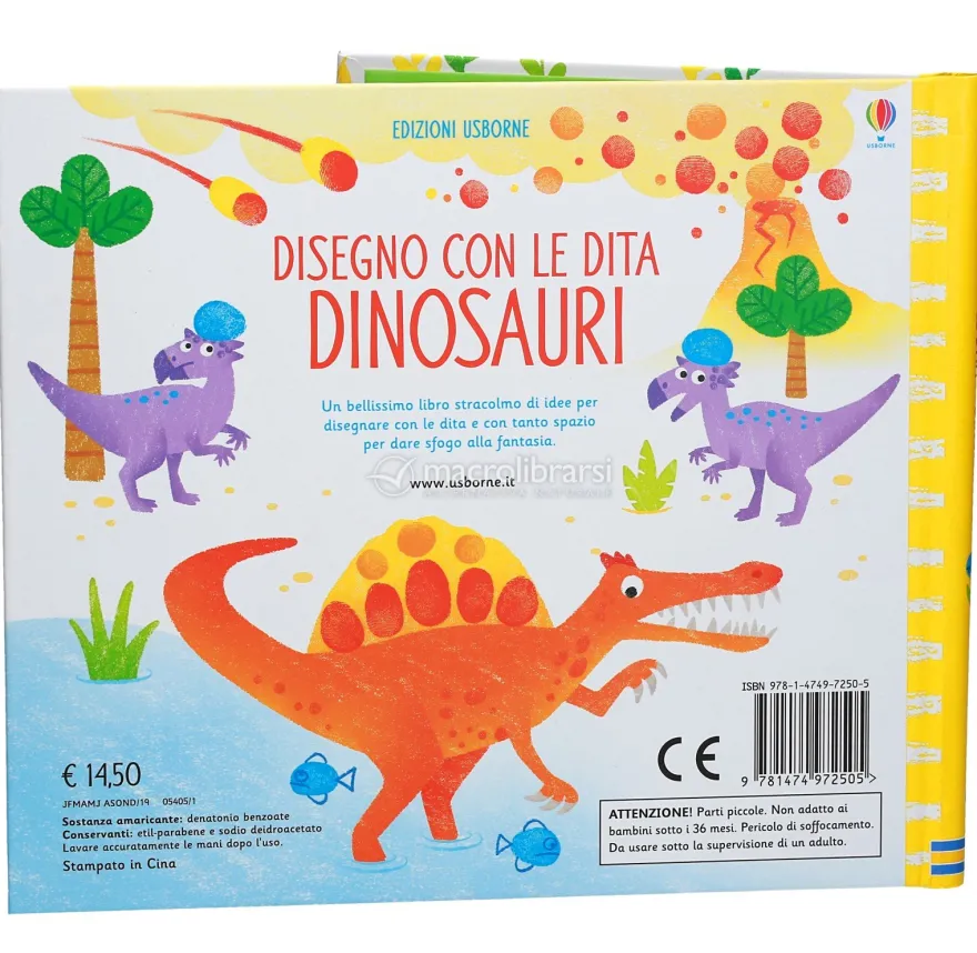Disegno con le Dita - Dinosauri
