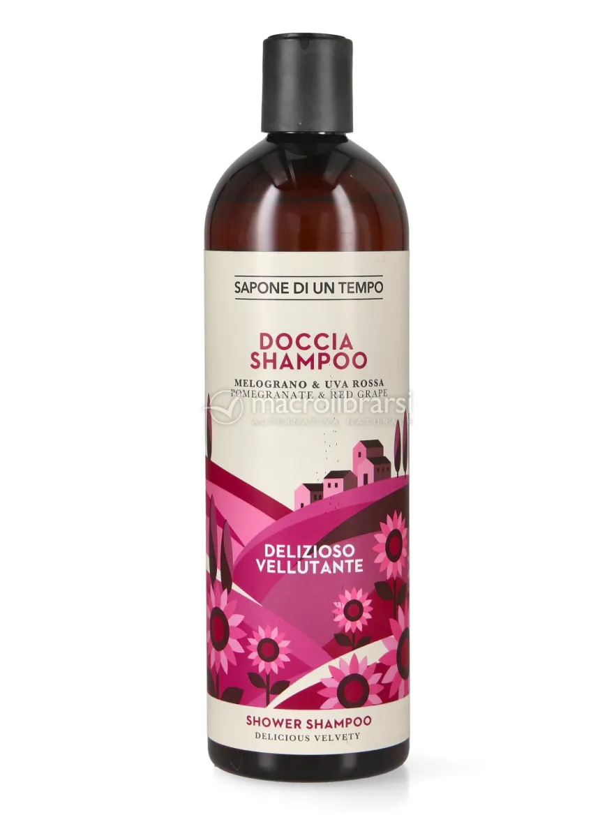 Docciashampoo Delizioso Vellutante Melograno e Uva Rossa Bio