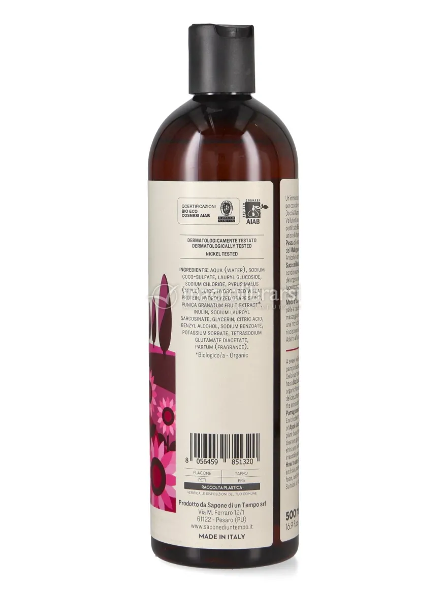 Docciashampoo Delizioso Vellutante Melograno e Uva Rossa Bio