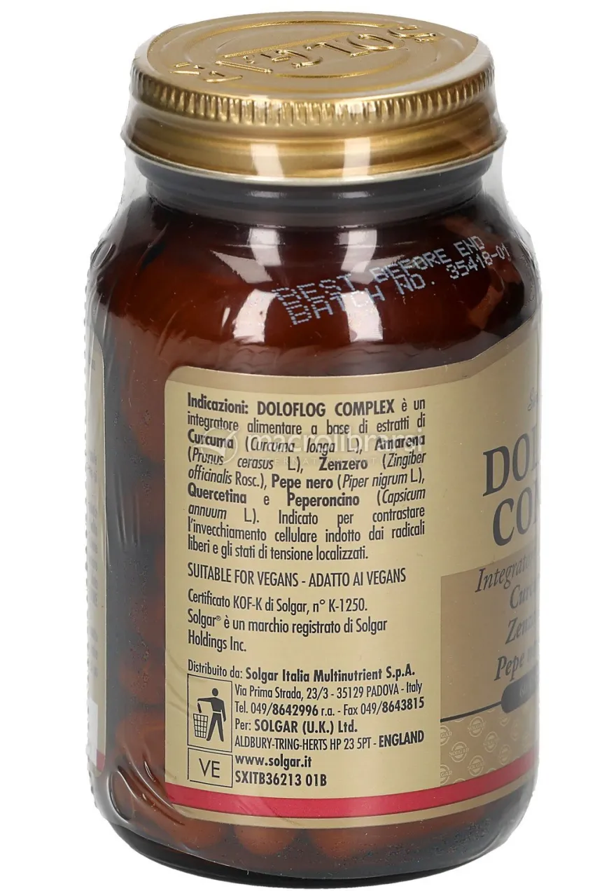 Doloflog Complex - Integratore di Curcuma e lo Zenzero