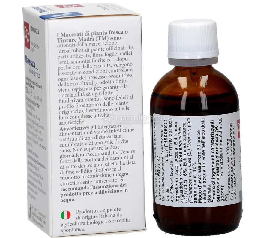 Echinacea - Macerato di Pianta Fresca Bio