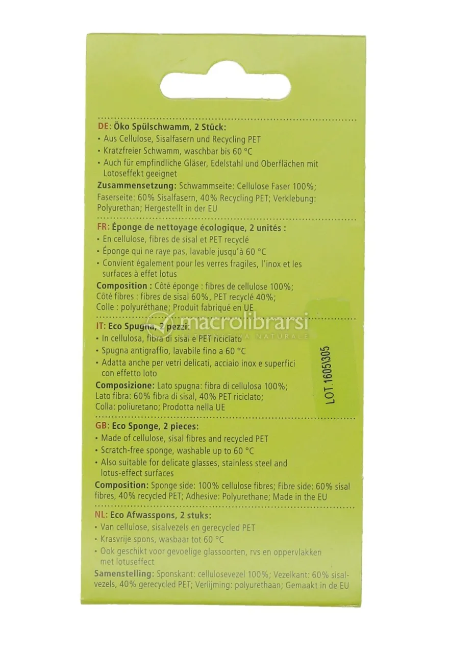Eco Spugna - 2 Pezzi