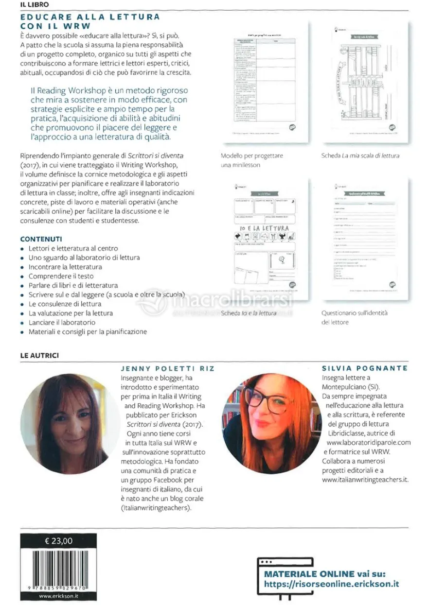 Educare alla Lettura con il WRW - Writing and Reading Workshop