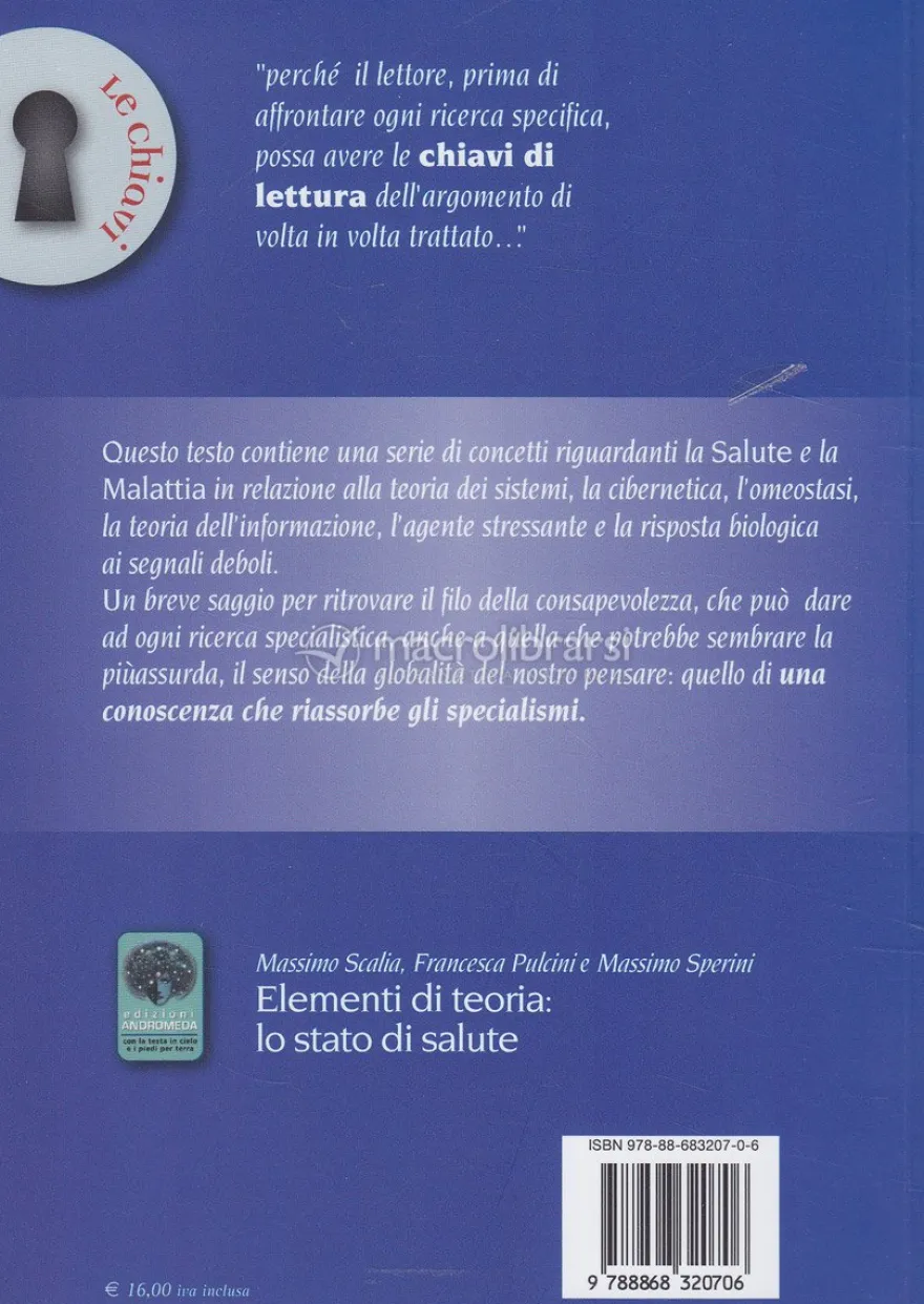 Elementi di Teoria: lo Stato di Salute