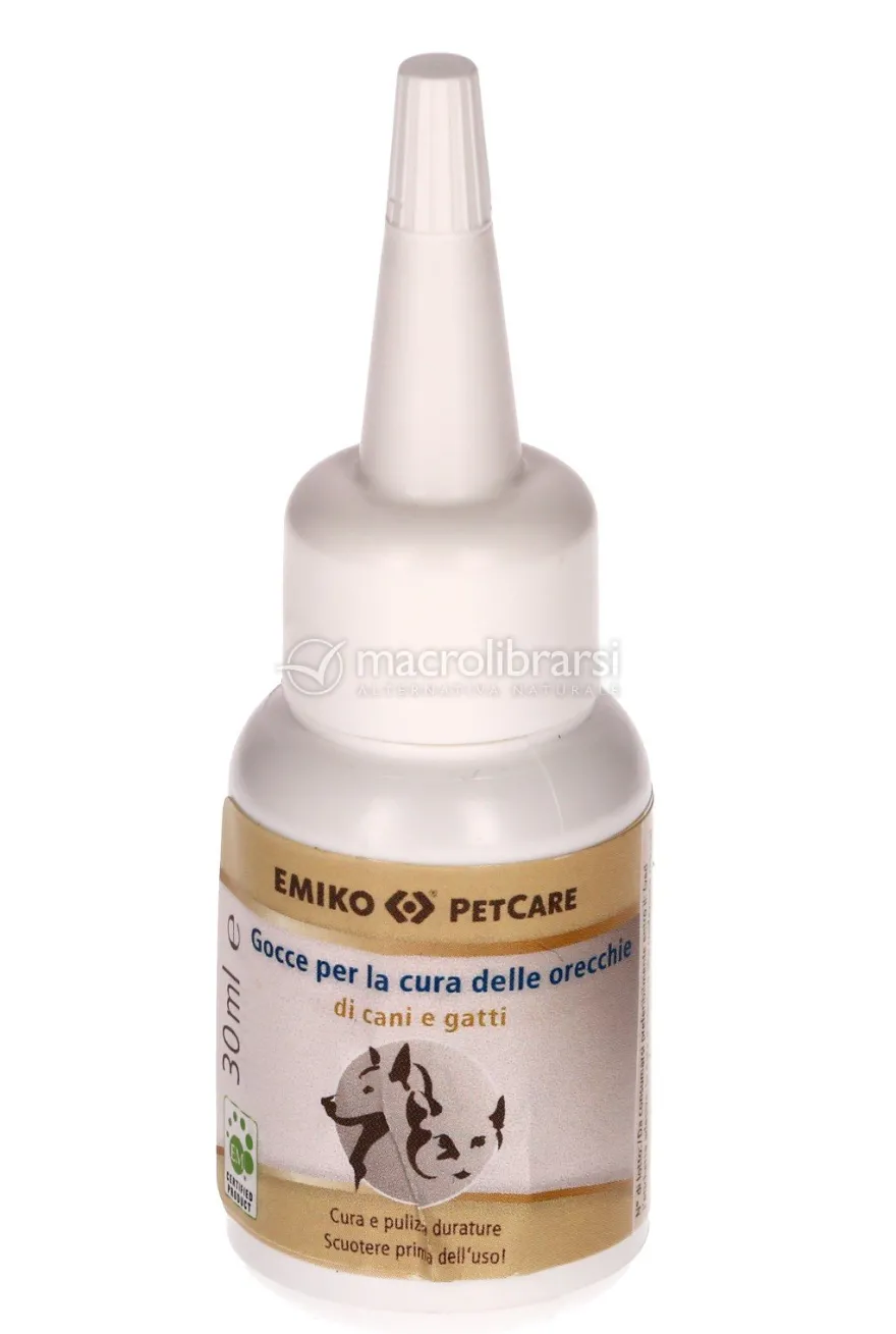 EMIKO® PetCare Gocce per le Orecchie di Cani e Gatti