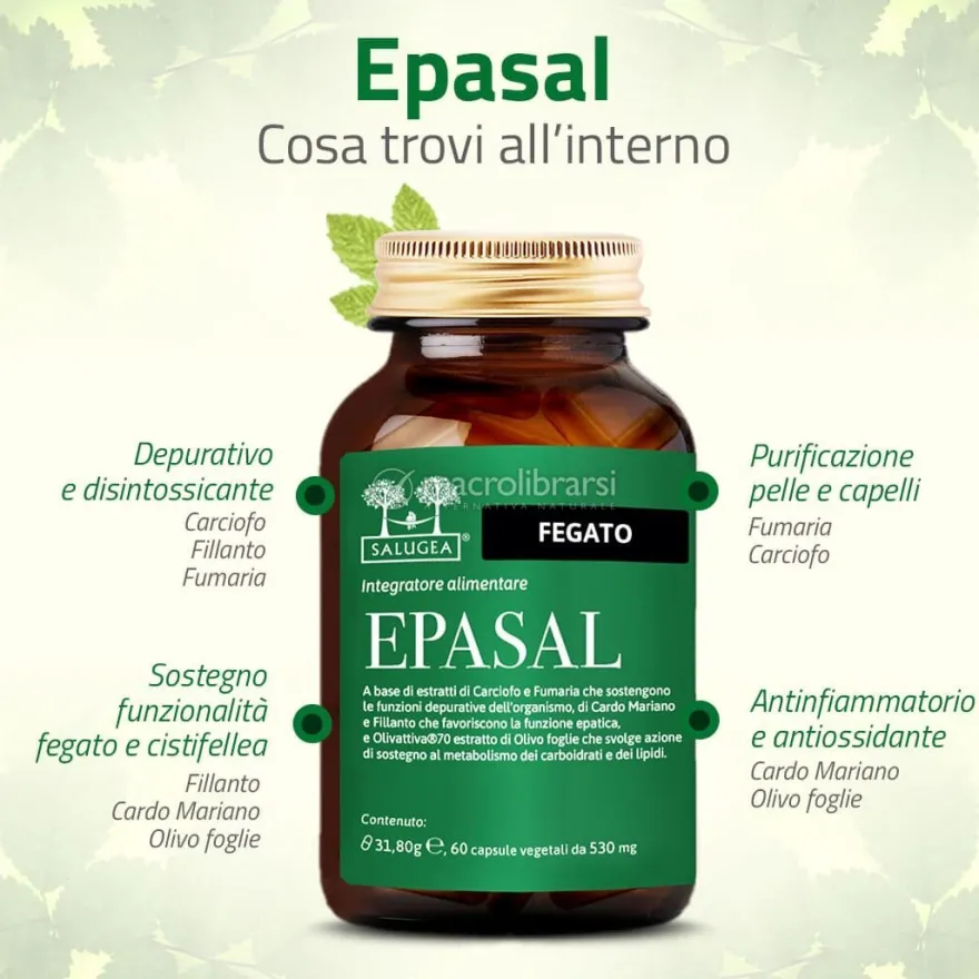 Epasal - Integratore per la Depurazione del Fegato, del Sangue e di tutto l'Organismo
