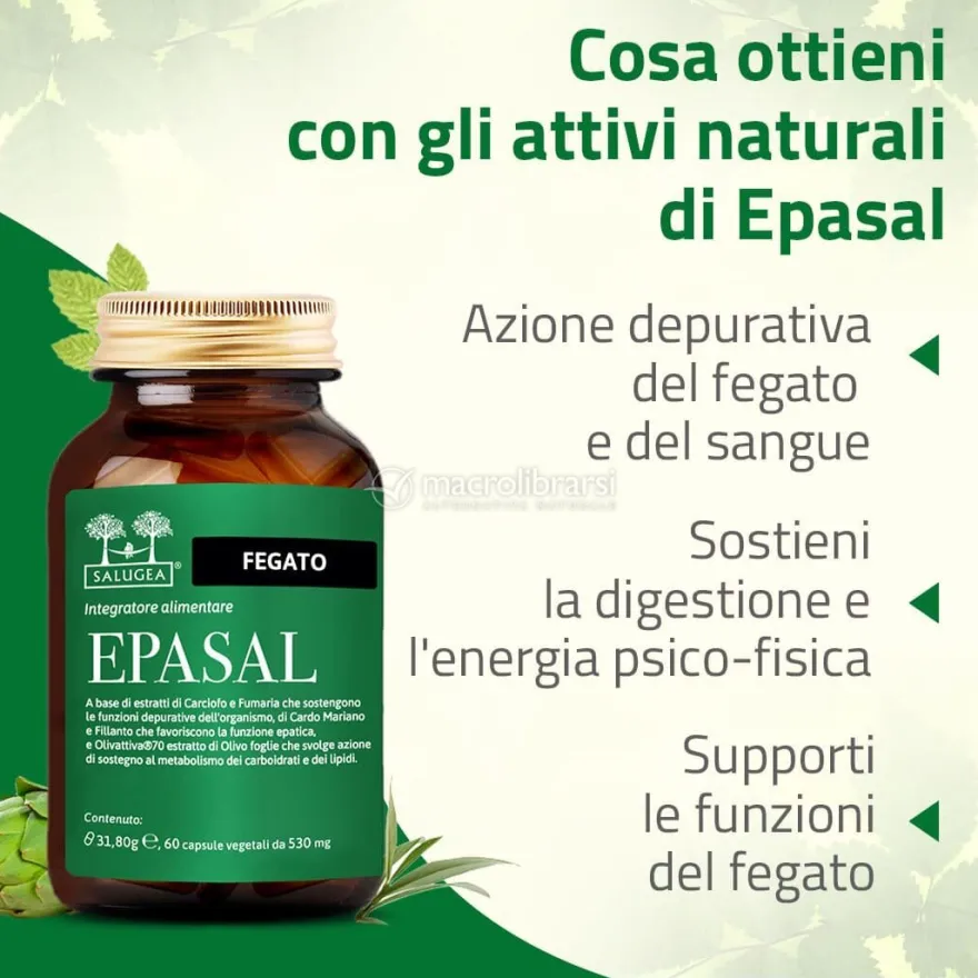 Epasal - Integratore per la Depurazione del Fegato, del Sangue e di tutto l'Organismo