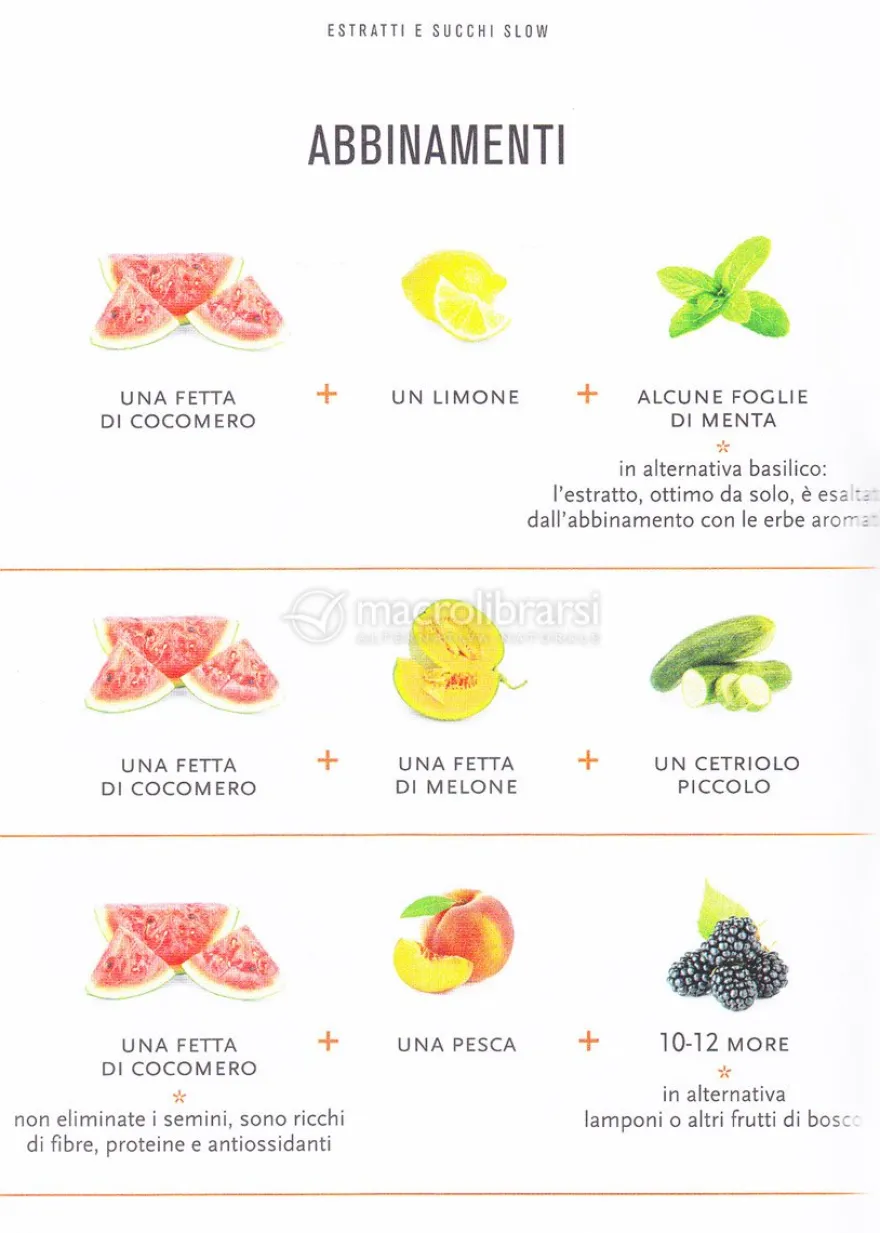 Estratti e Succhi Slow