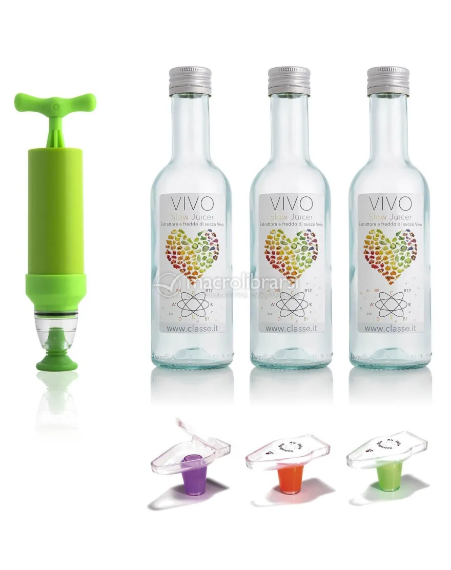 Estrattore di Succo Vivo Compact + 2 Filtri + Kit Conservazione