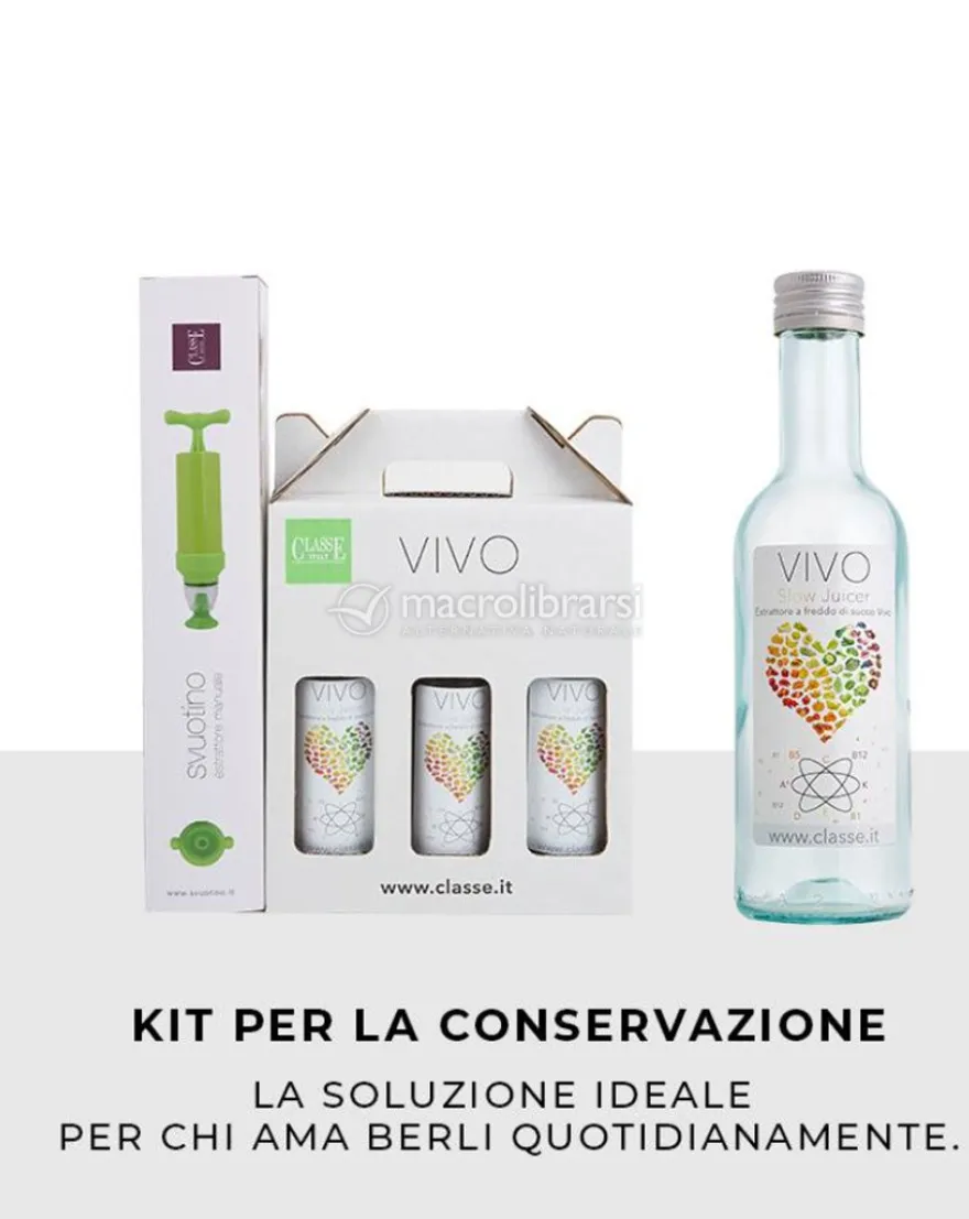 Estrattore di Succo Vivo Compact + 2 Filtri + Kit Conservazione